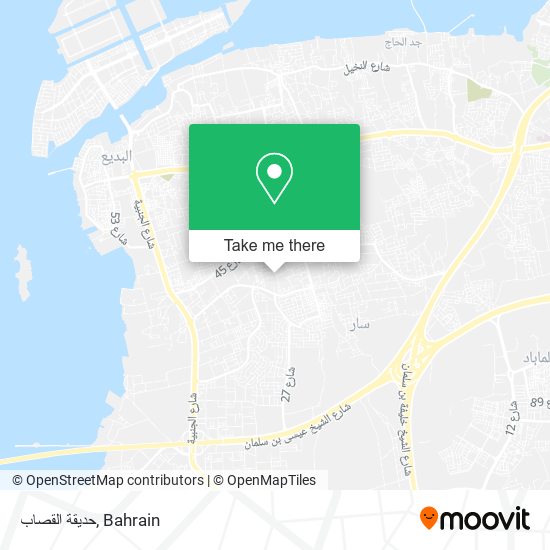 حديقة القصاب map