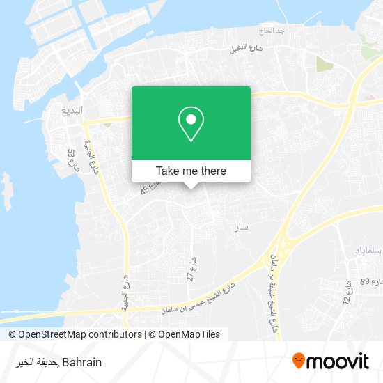 حديقة الخير map