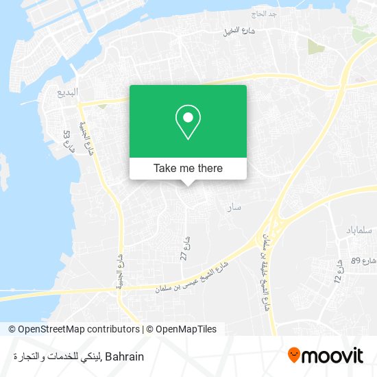 لينكي للخدمات والتجارة map