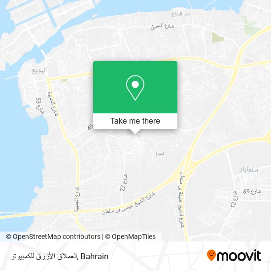 العملاق الأزرق للكمبيوتر map