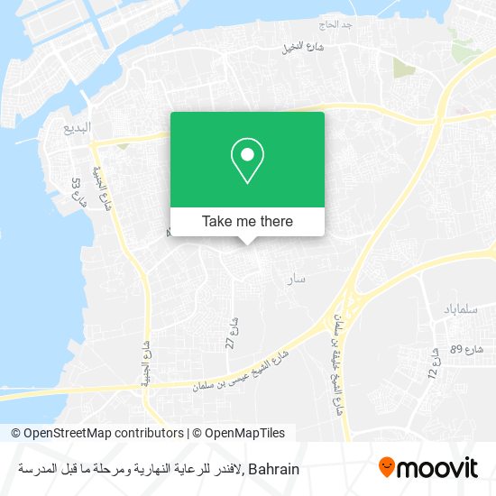 لافندر للرعاية النهارية ومرحلة ما قبل المدرسة map