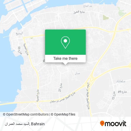 السيد محمد العمران map