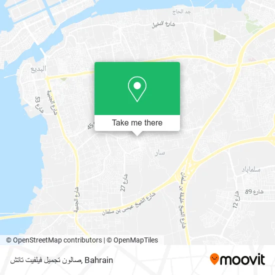 صالون تجميل فيلفيت تاتش map
