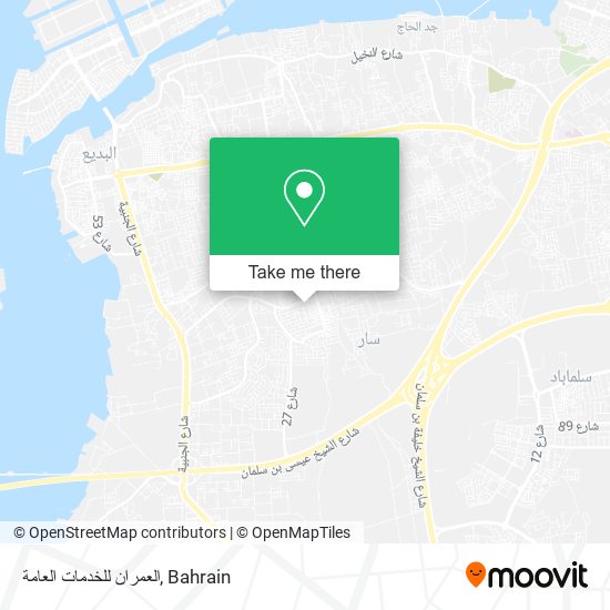 العمران للخدمات العامة map