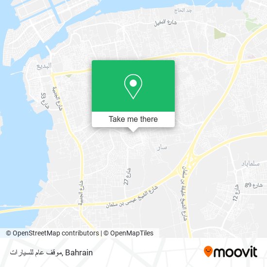 موقف عام للسيارات map