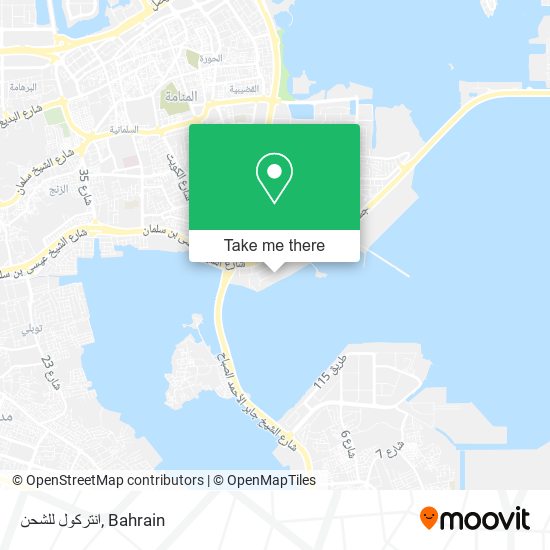 انتركول للشحن map