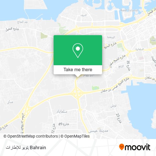 تويو للإطارات map