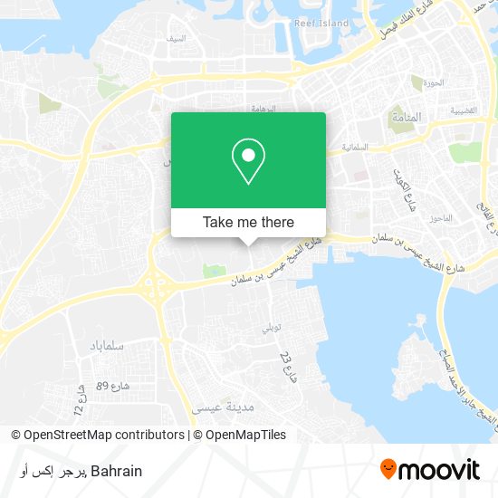 برجر إكس أو map