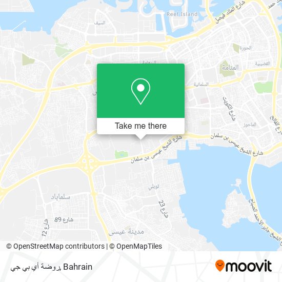 روضة أي بي جي map