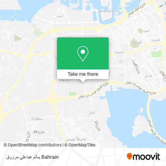 مأتم عبدعلي مرزوق map
