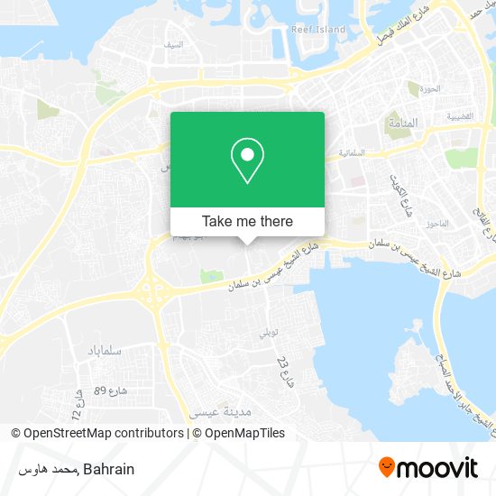 محمد هاوس map