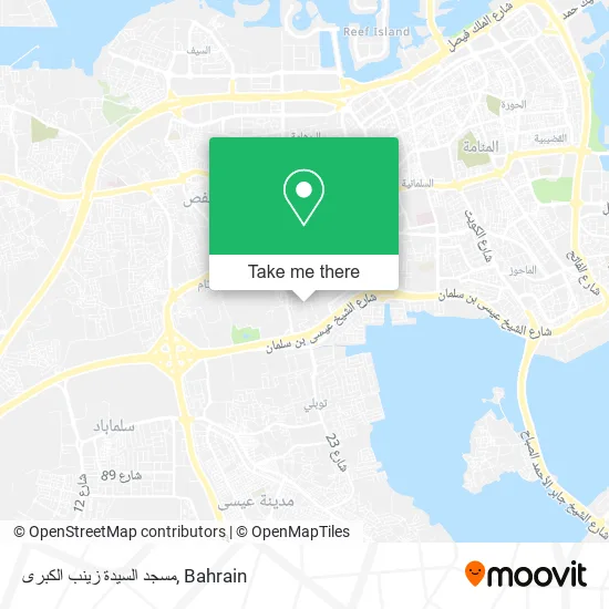 مسجد السيدة زينب الكبرى map