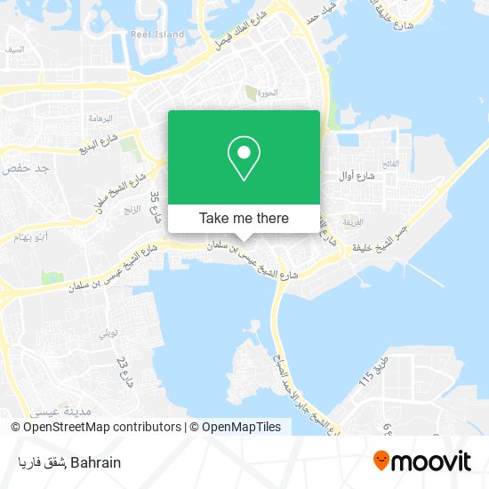 شقق فاريا map