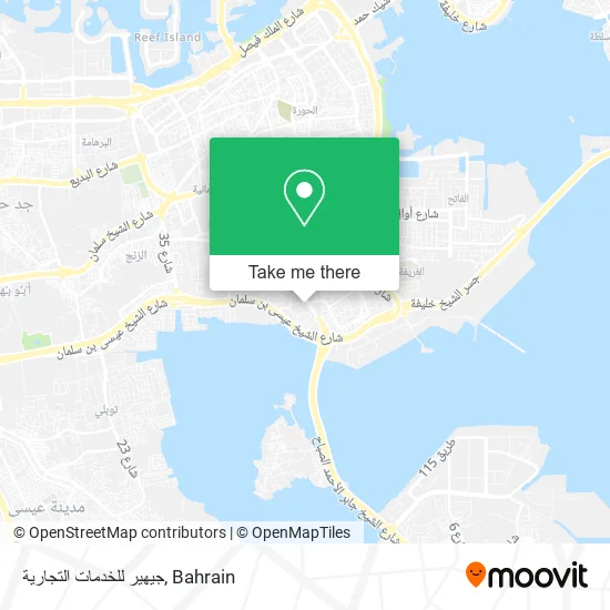 جيهير للخدمات التجارية map