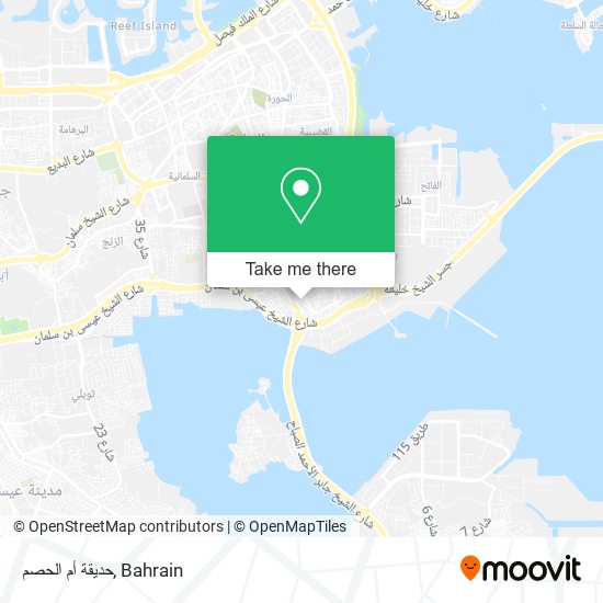 حديقة أم الحصم map