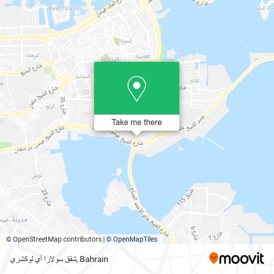 شقق سولارا آي لوكشري map