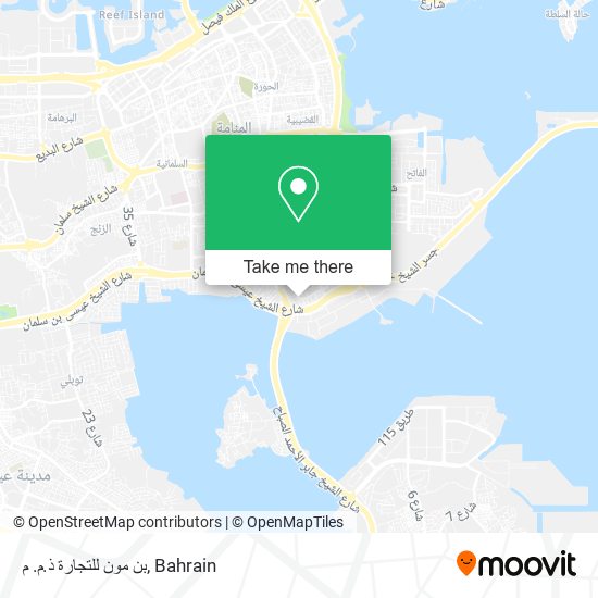 بن مون للتجارة ذ.م. م map