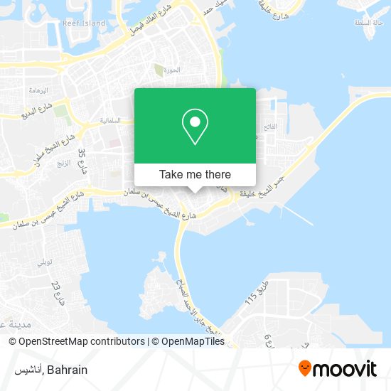 أناشيس map