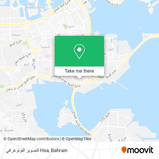 التصوير الفوتوغرافي Hsa map