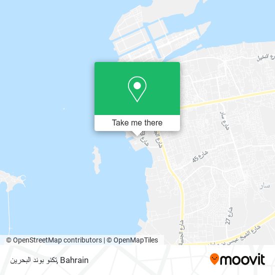 تكنو بوند البحرين map