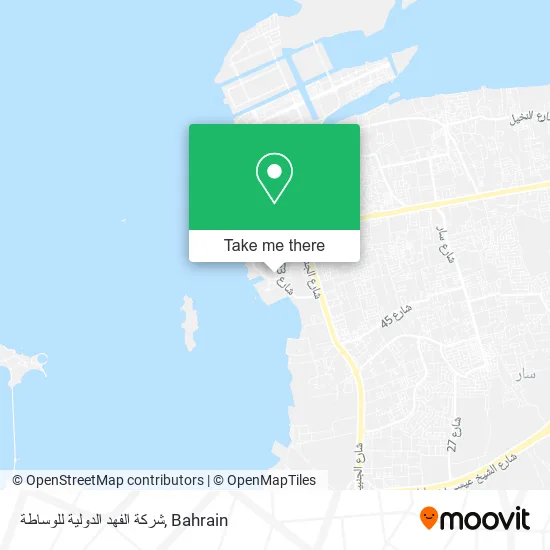 شركة الفهد الدولية للوساطة map