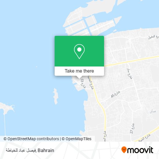 فيصل عباد للخياطة map