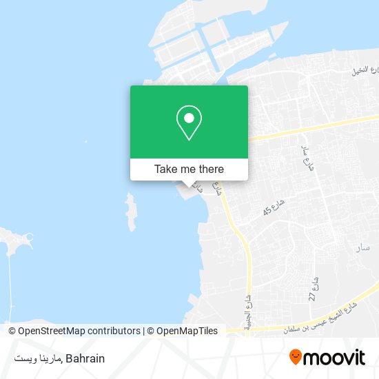 مارينا ويست map