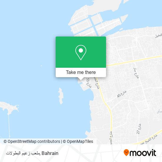 ملعب زعيم البطولات map