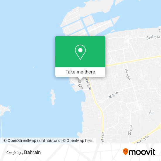 برد توست map