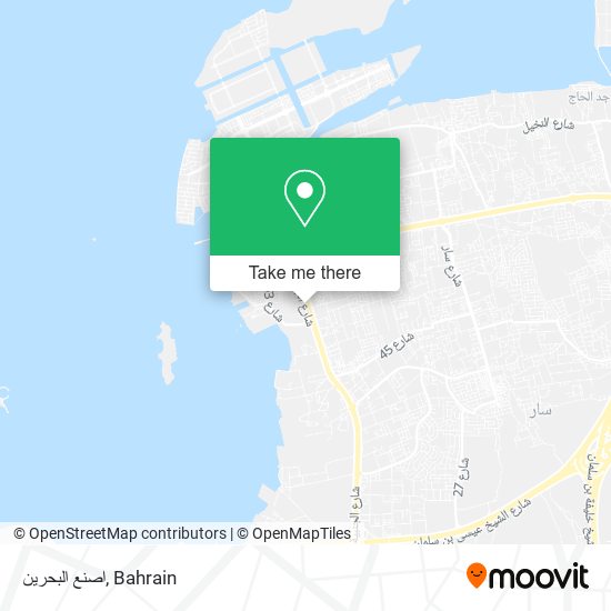 اصنع البحرين map