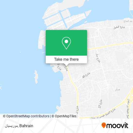 موريسيان map