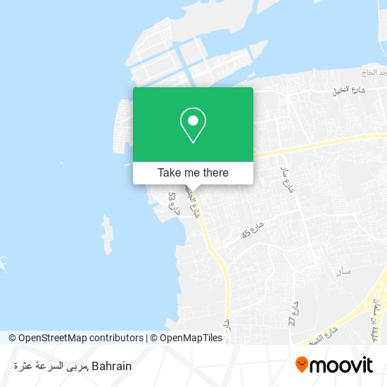مربى السرعة عثرة map