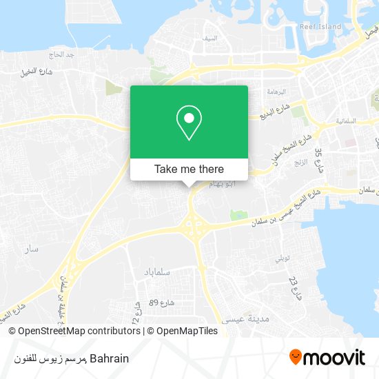 مرسم زيوس للفنون map