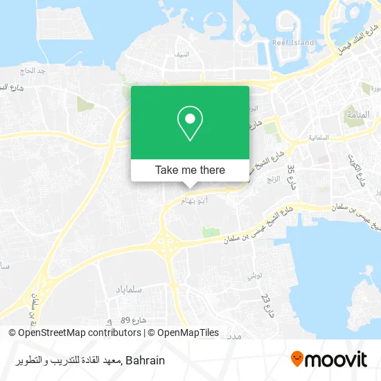 معهد القادة للتدريب والتطوير map
