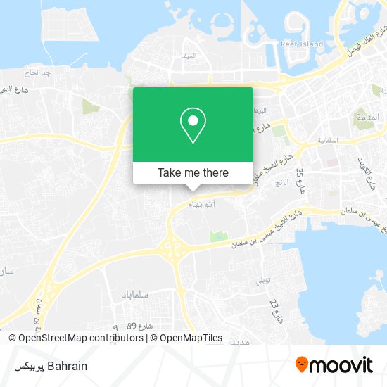 يوبيكس map