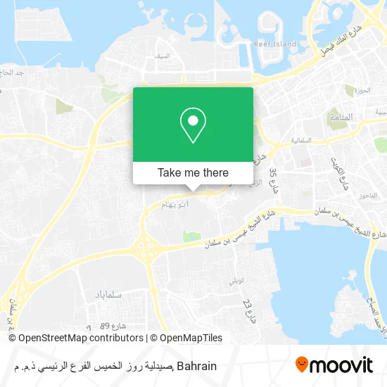 صيدلية روز الخميس الفرع الرئيسي ذ.م. م map