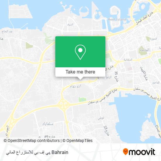 بي إف بي للاستزراع المائي map