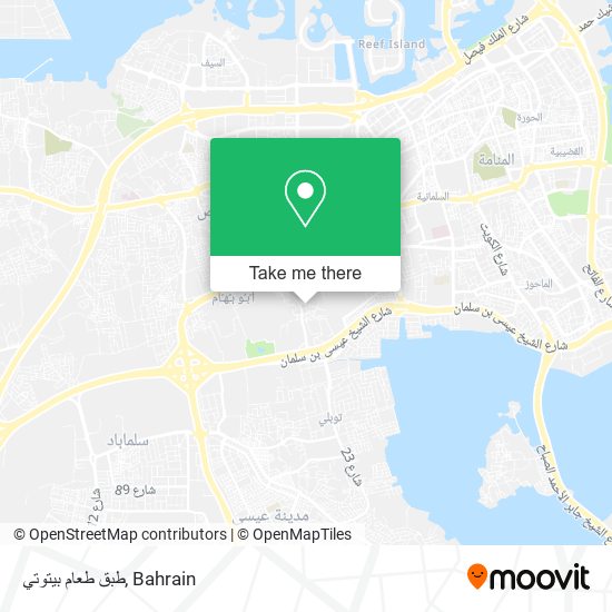 طبق طعام بيتوتي map