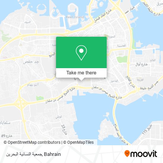 جمعية النسائية البحرين map