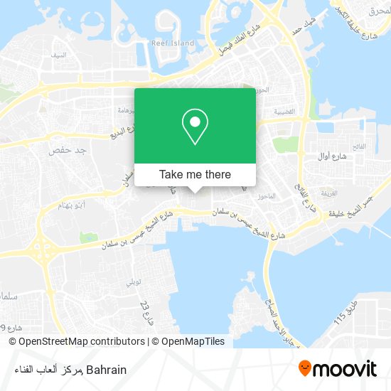 مركز ألعاب الفناء map