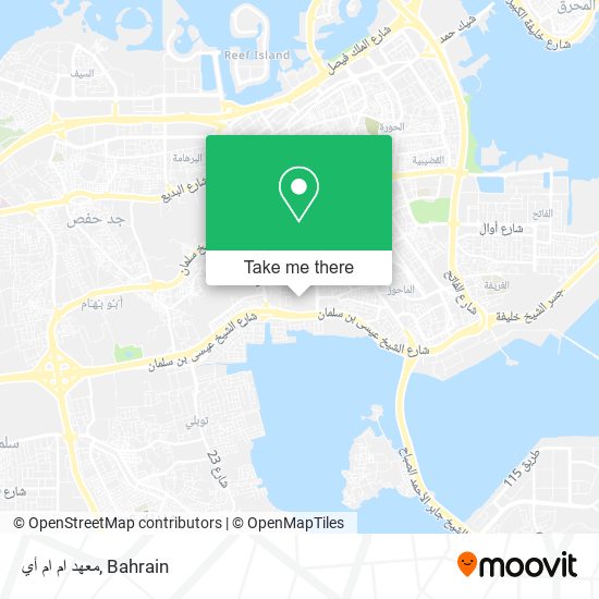 معهد ام ام أي map