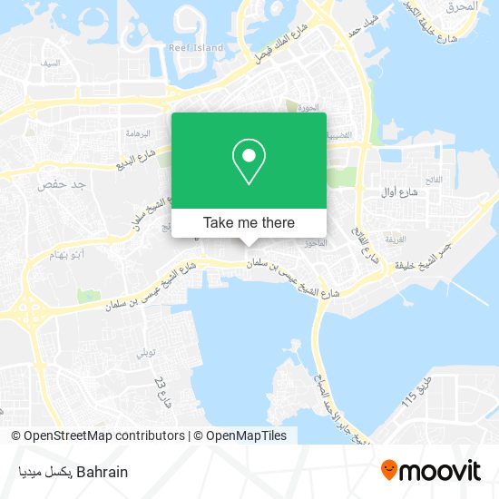 بكسل ميديا map