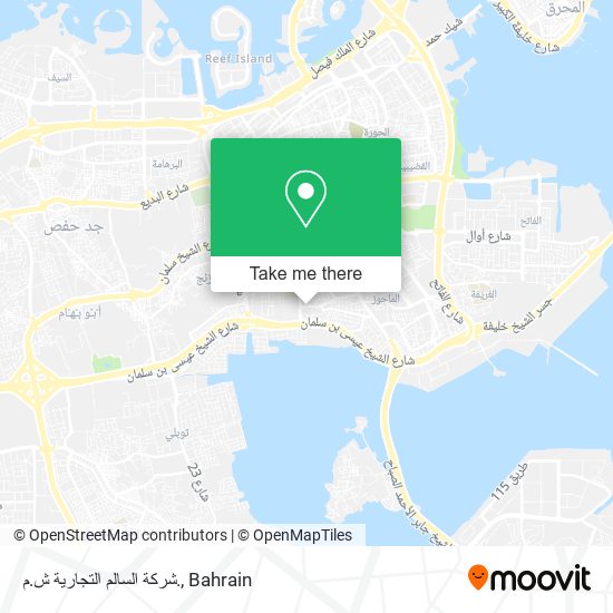 شركة السالم التجارية ش.م. map