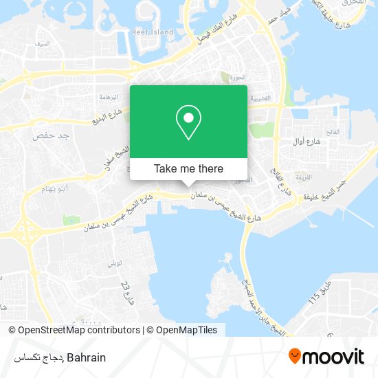 دجاج تكساس map