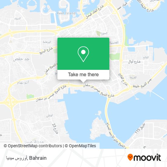 أوروس ميديا map