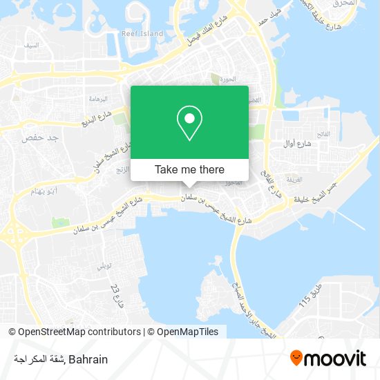 شقة المكراجة map