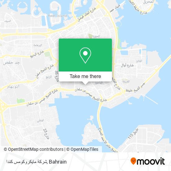 شركة مايكروكومس كندا map