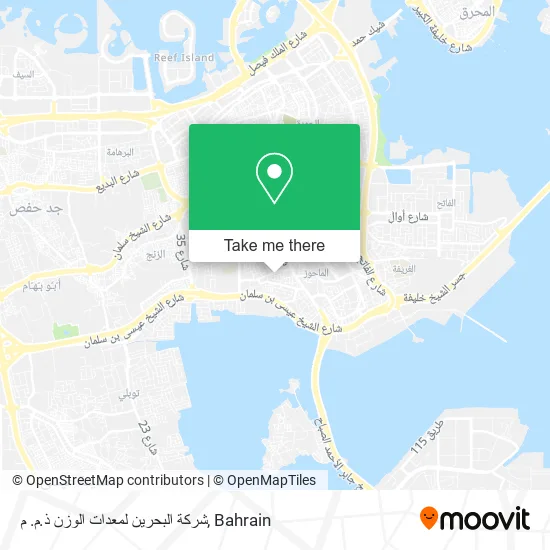 شركة البحرين لمعدات الوزن ذ.م. م map