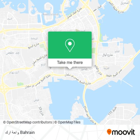 واحة ارك map