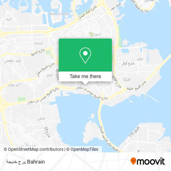 برج خديجة map